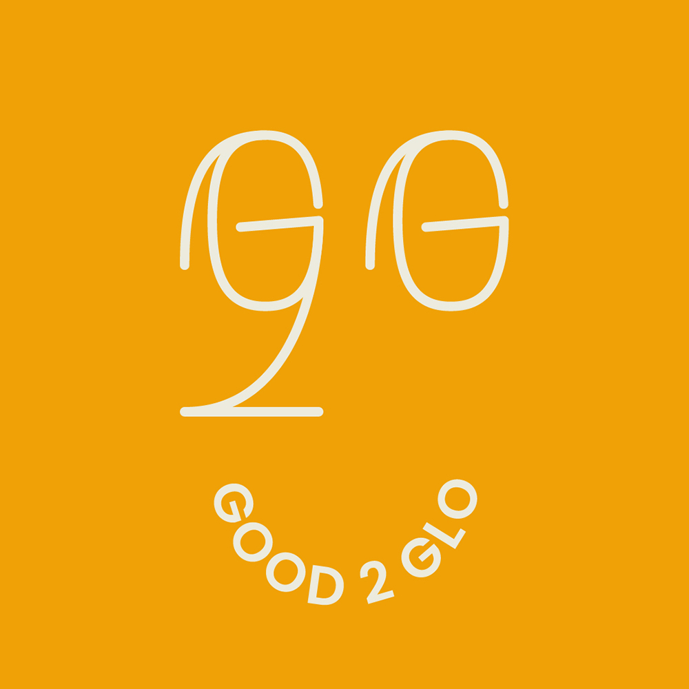 The Good 2 Glo logo design