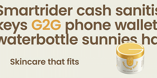 The Billboard Ad of the Good 2 Glo campaign