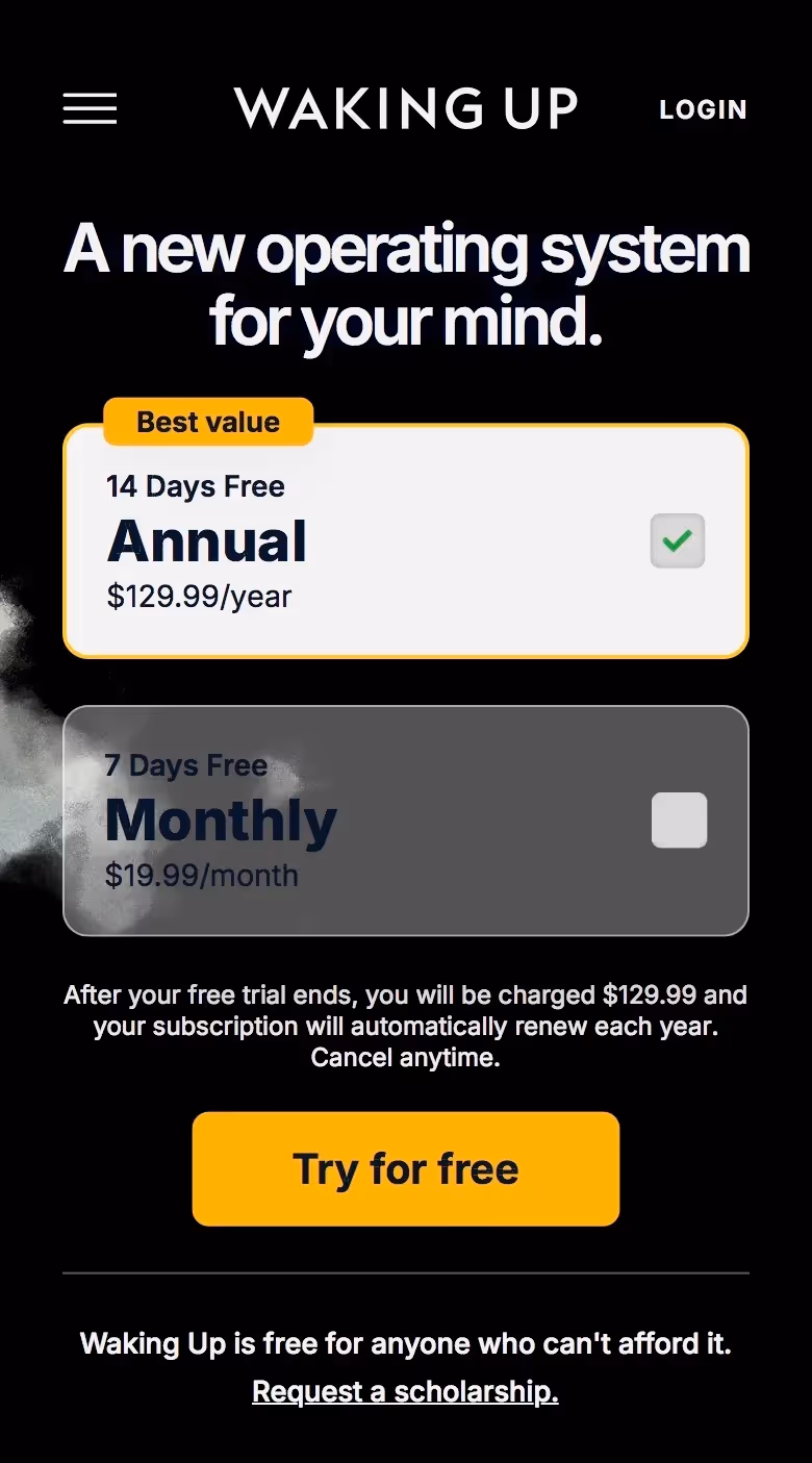 Waking Up: Meditation & Wisdom