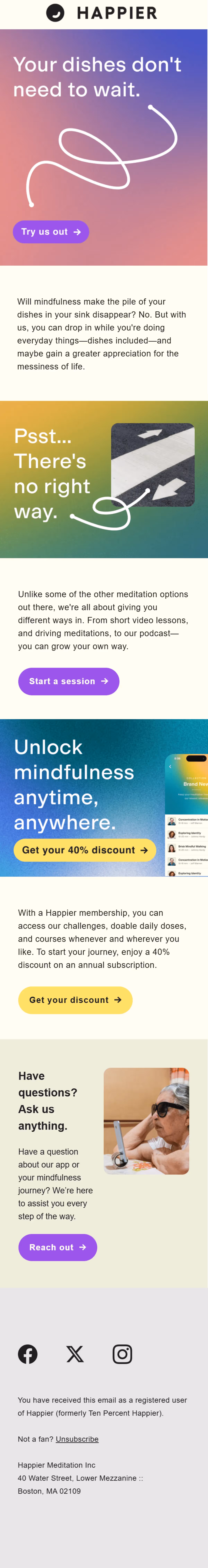 Get Started. Save 40% {+4h}