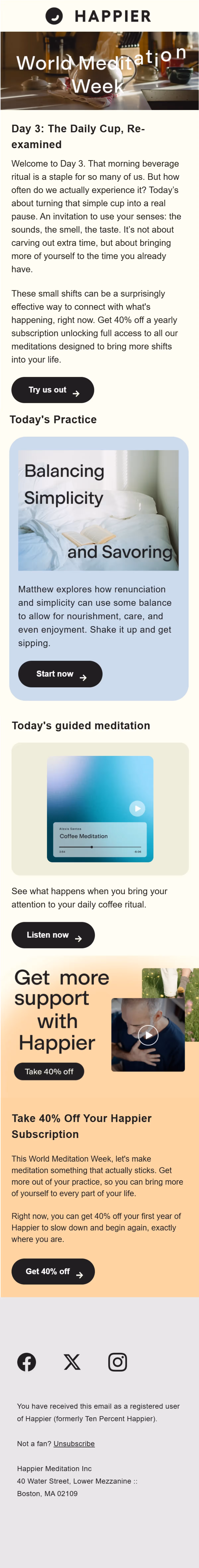 Day 3: The Daily Cup, Re-examined {+2d}