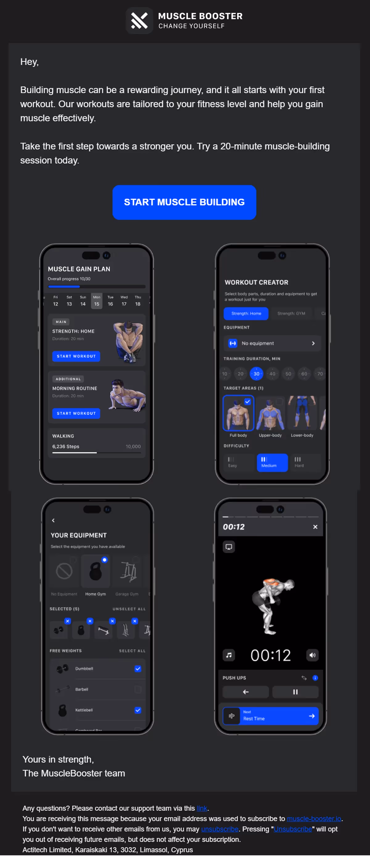 Muscle Booster - Workout Plans