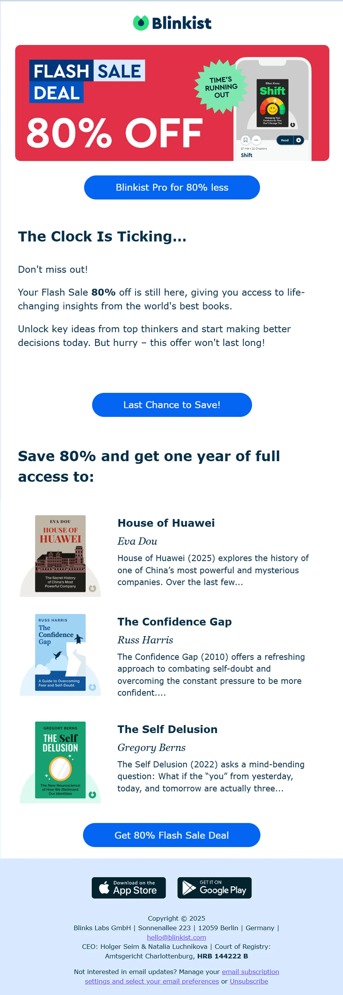 Blinkist: Book Summaries Daily