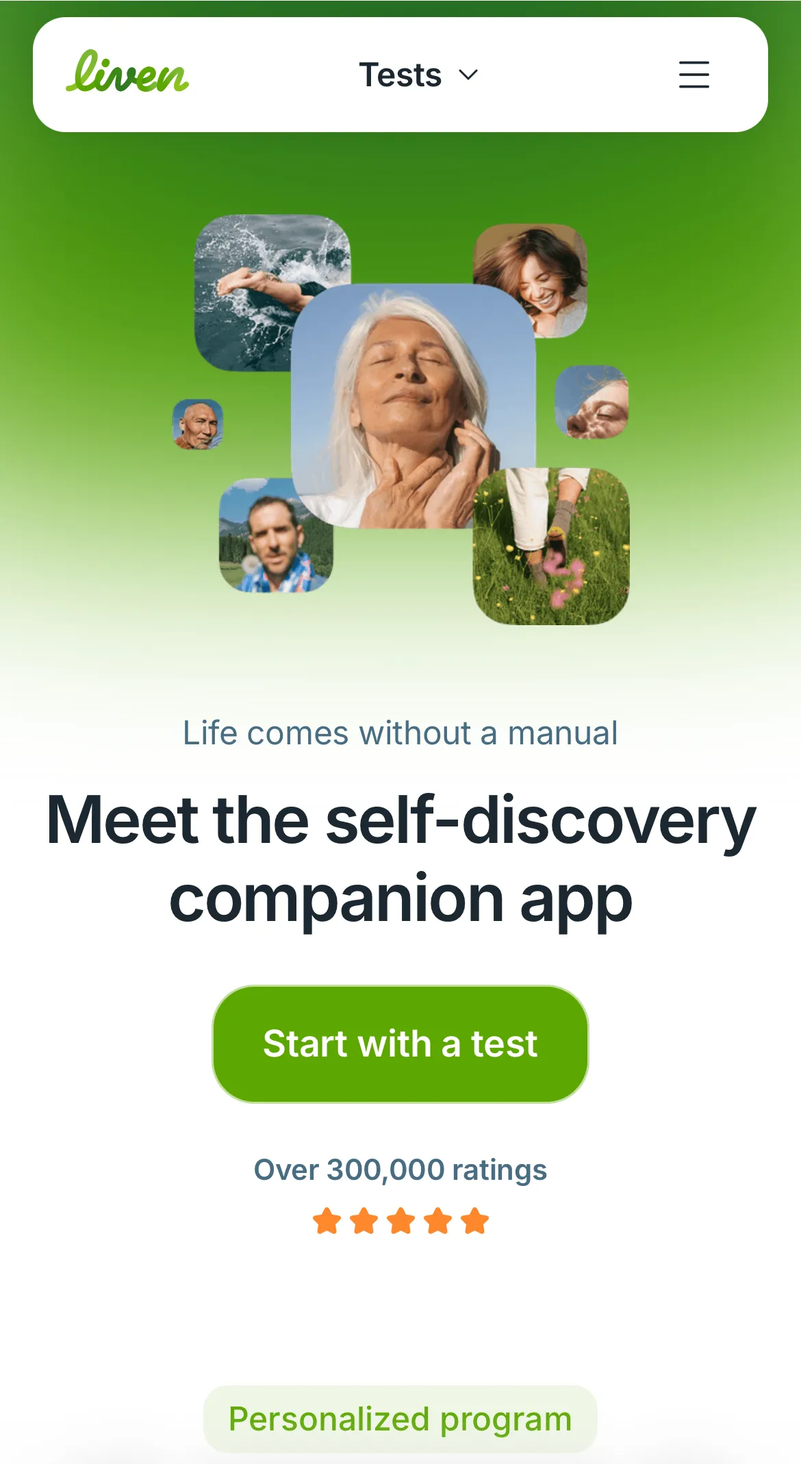 Liven: Improving Wellbeing