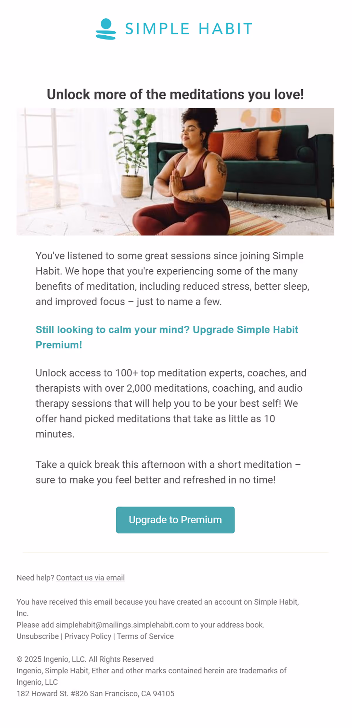 Simple Habit: Meditation