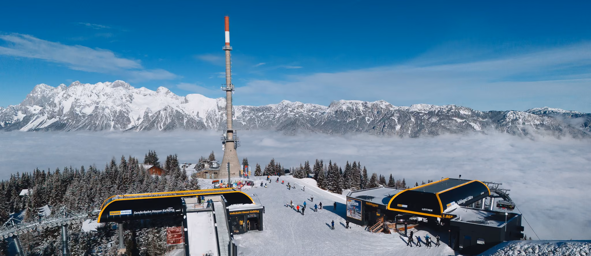 Kaiblinggratbahn, Bergstation