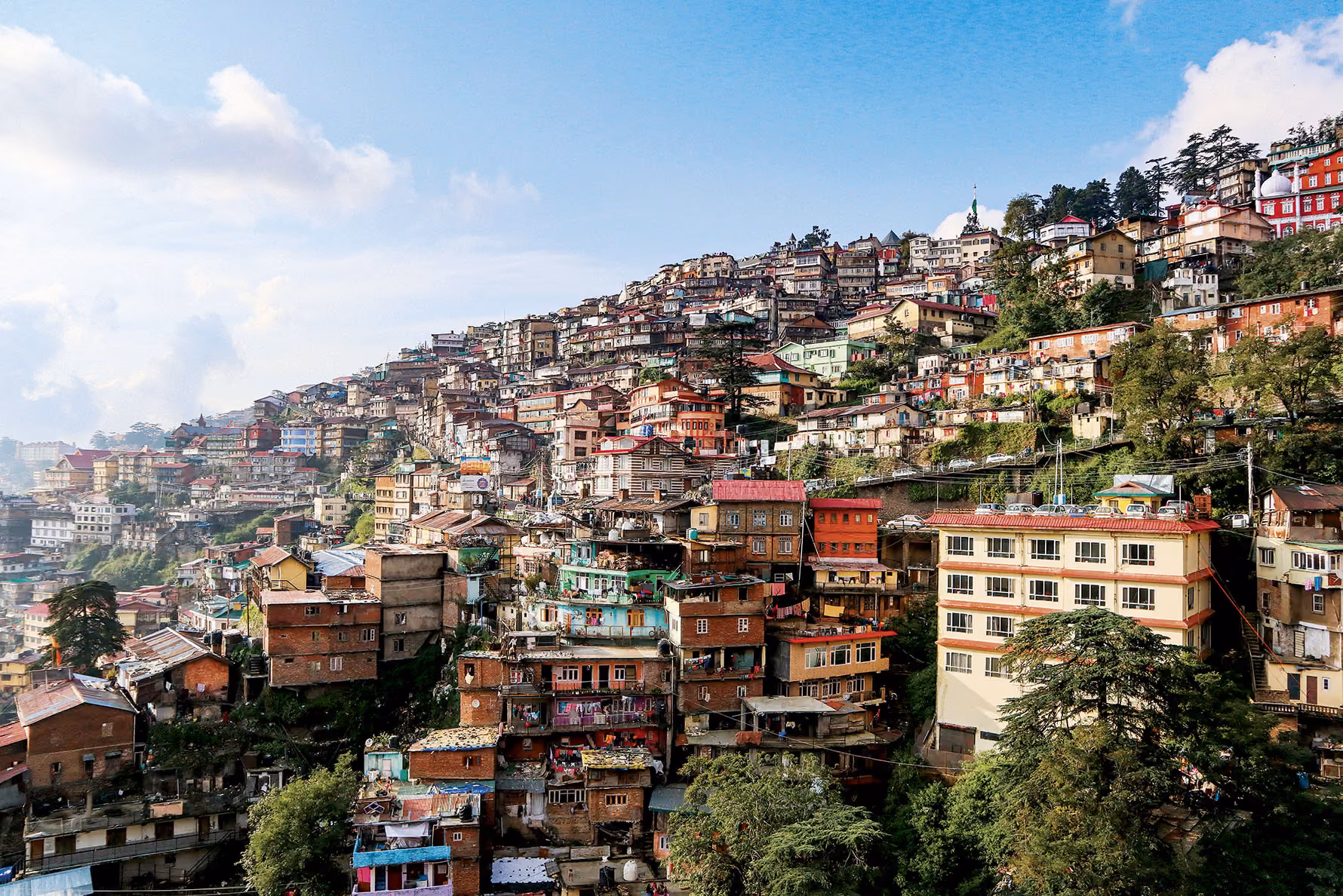 Seilbahnprojekt in Shimla, Indien