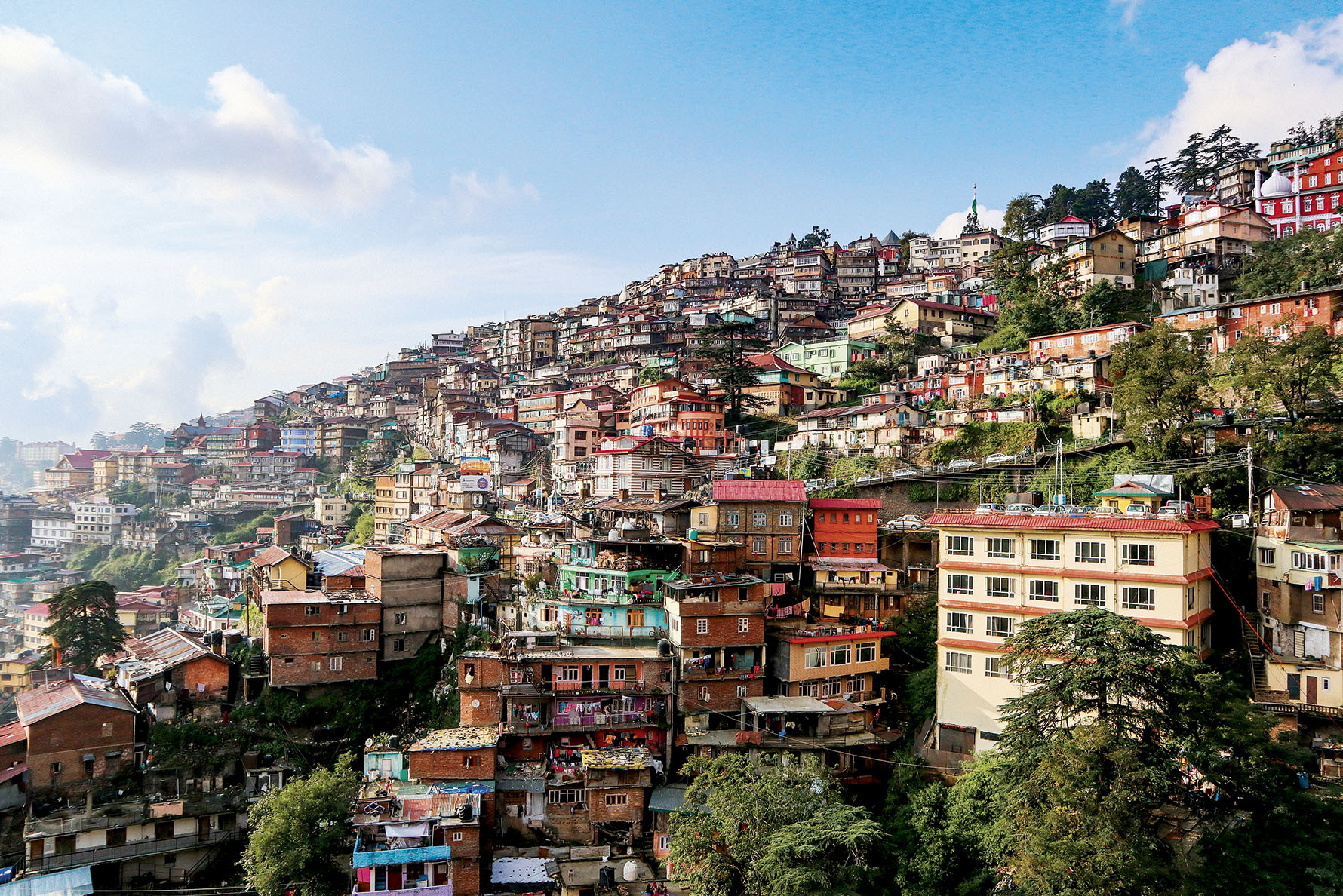 Seilbahnprojekt in Shimla, Indien