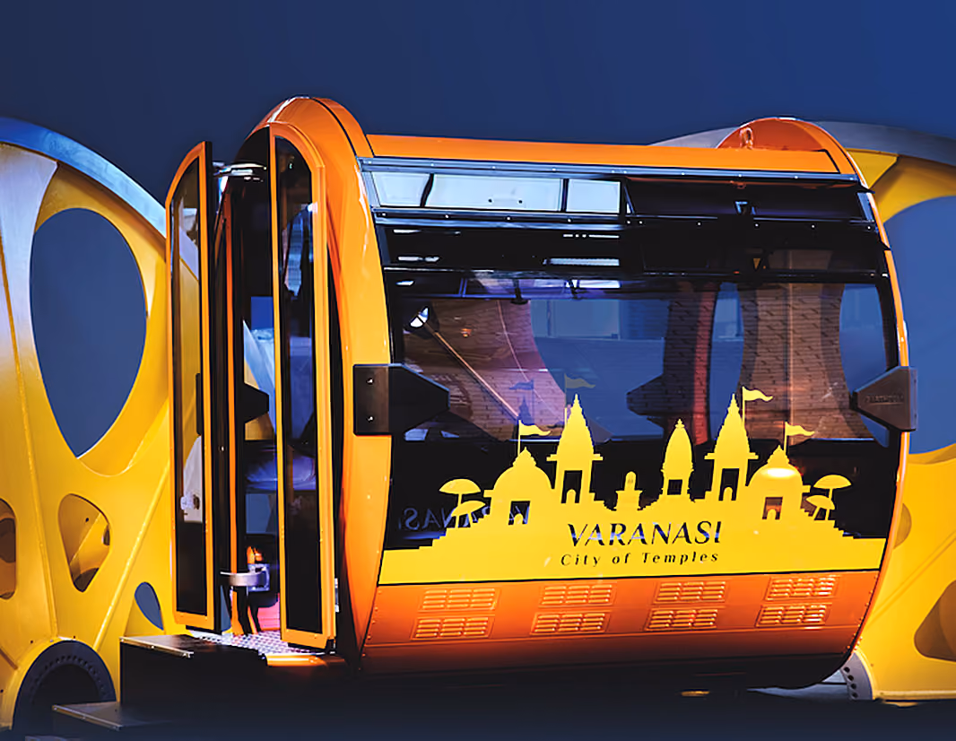 Projektgebiet der urbanen Seilbahn in Indien