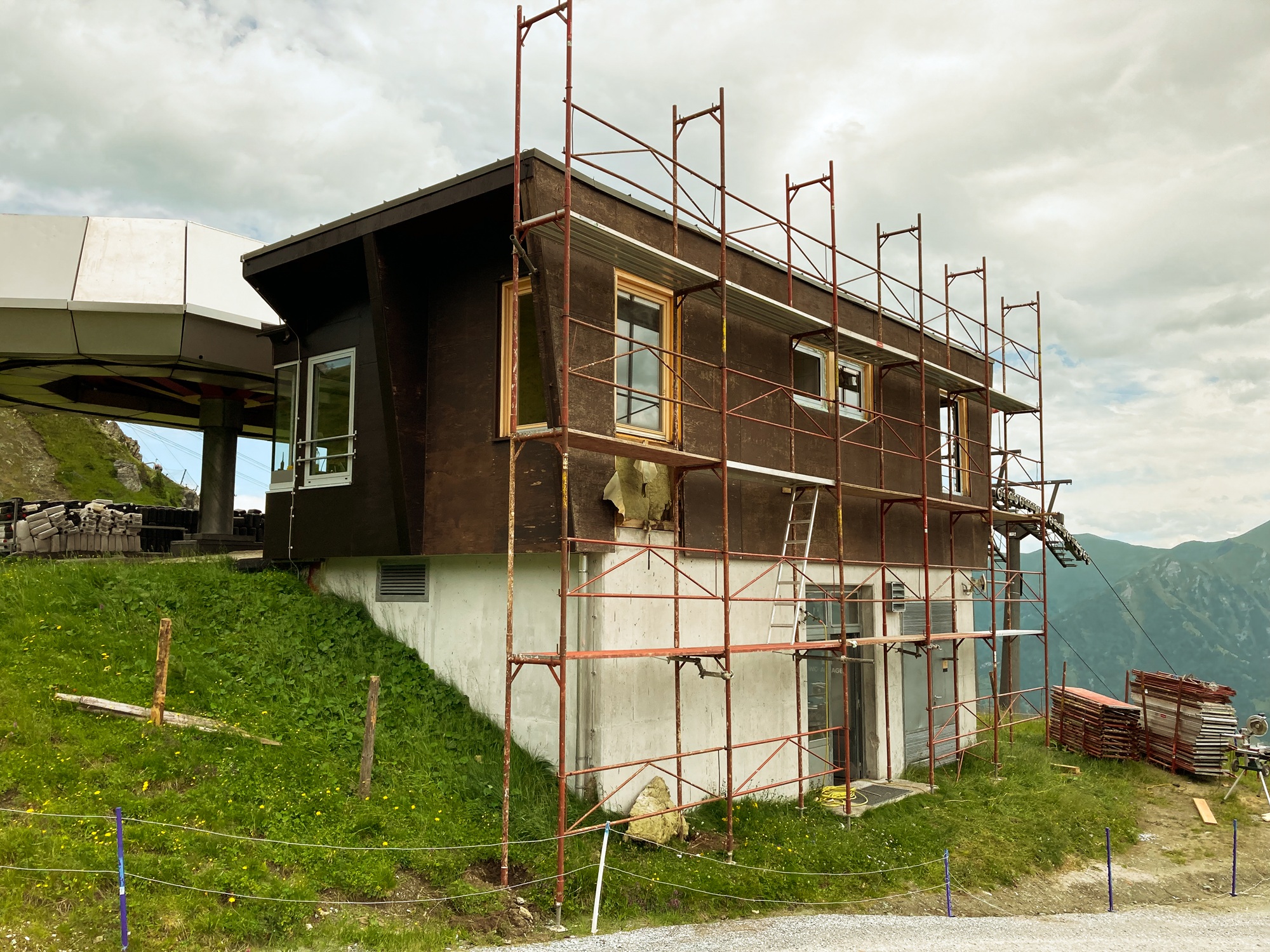 Bergstation vor der Sanierung