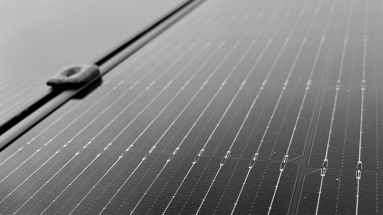 ATLAS solar panel up close
