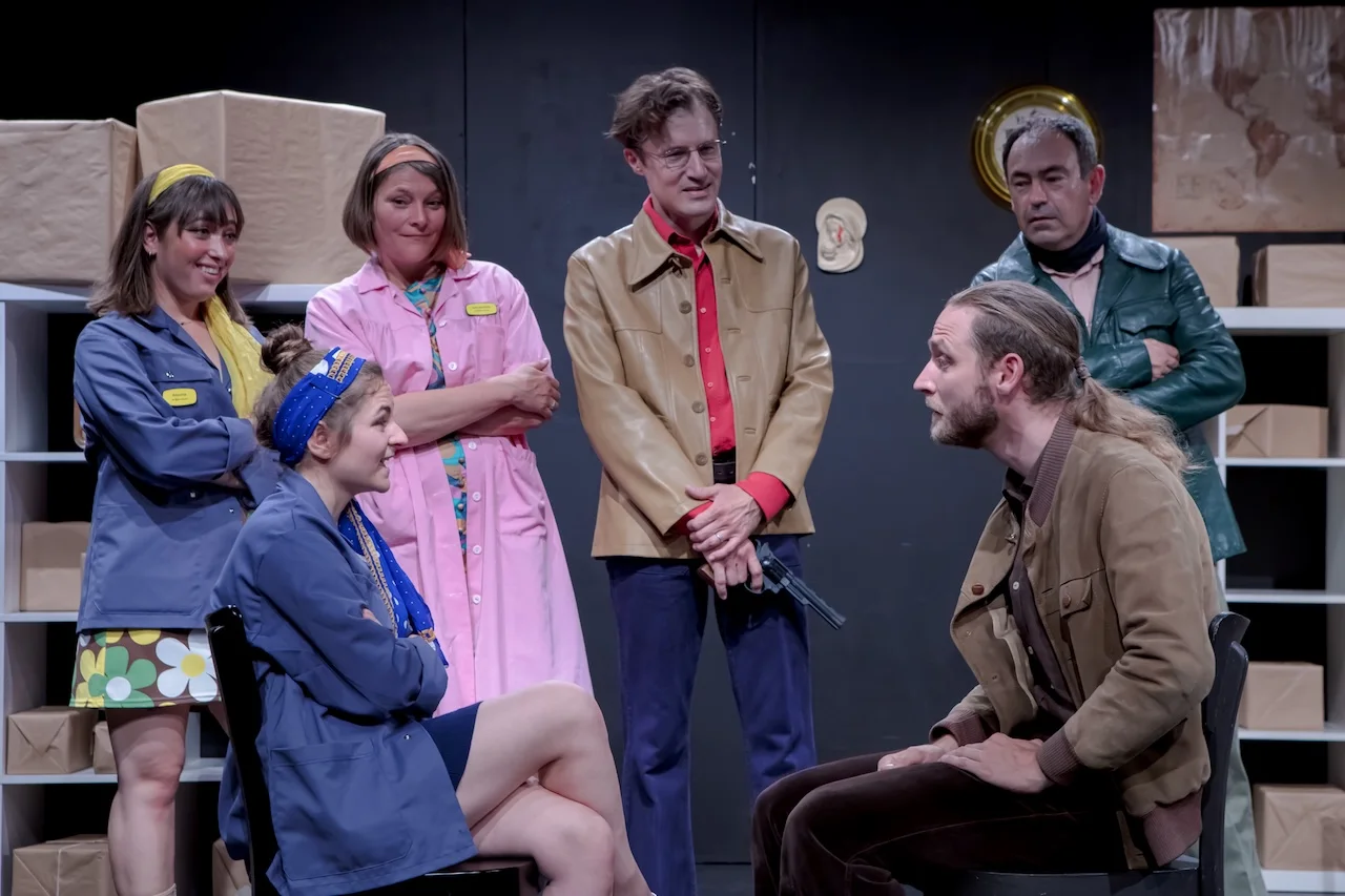 Comédien·ne·s sur scène au TPT