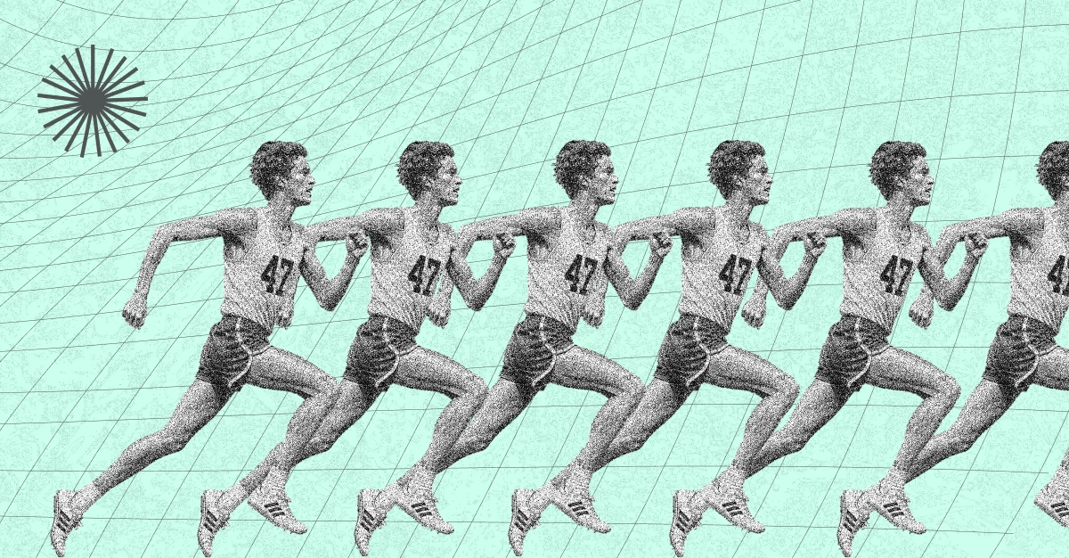 The Multiplier blog article illustration about AI and engineering skill.