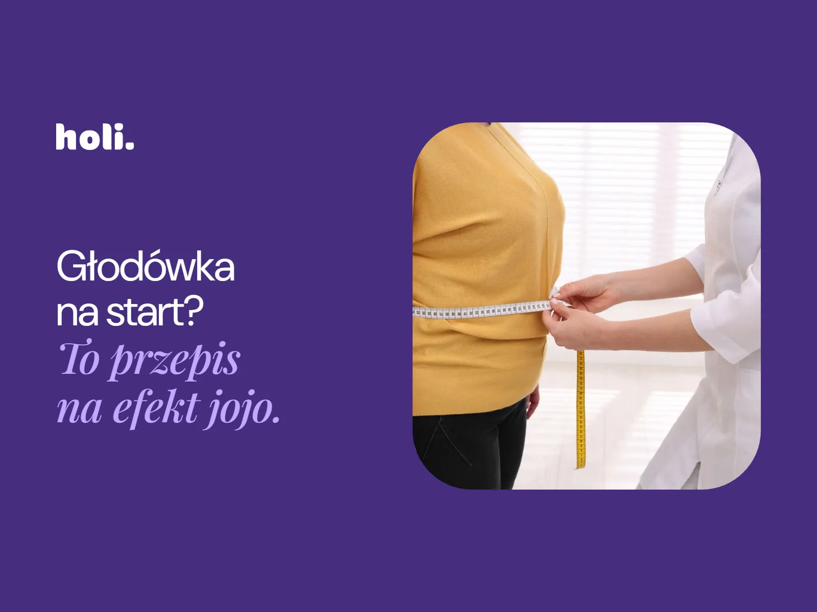 Lekarka mierzy obwód talii pacjentki – zdrowe odchudzanie