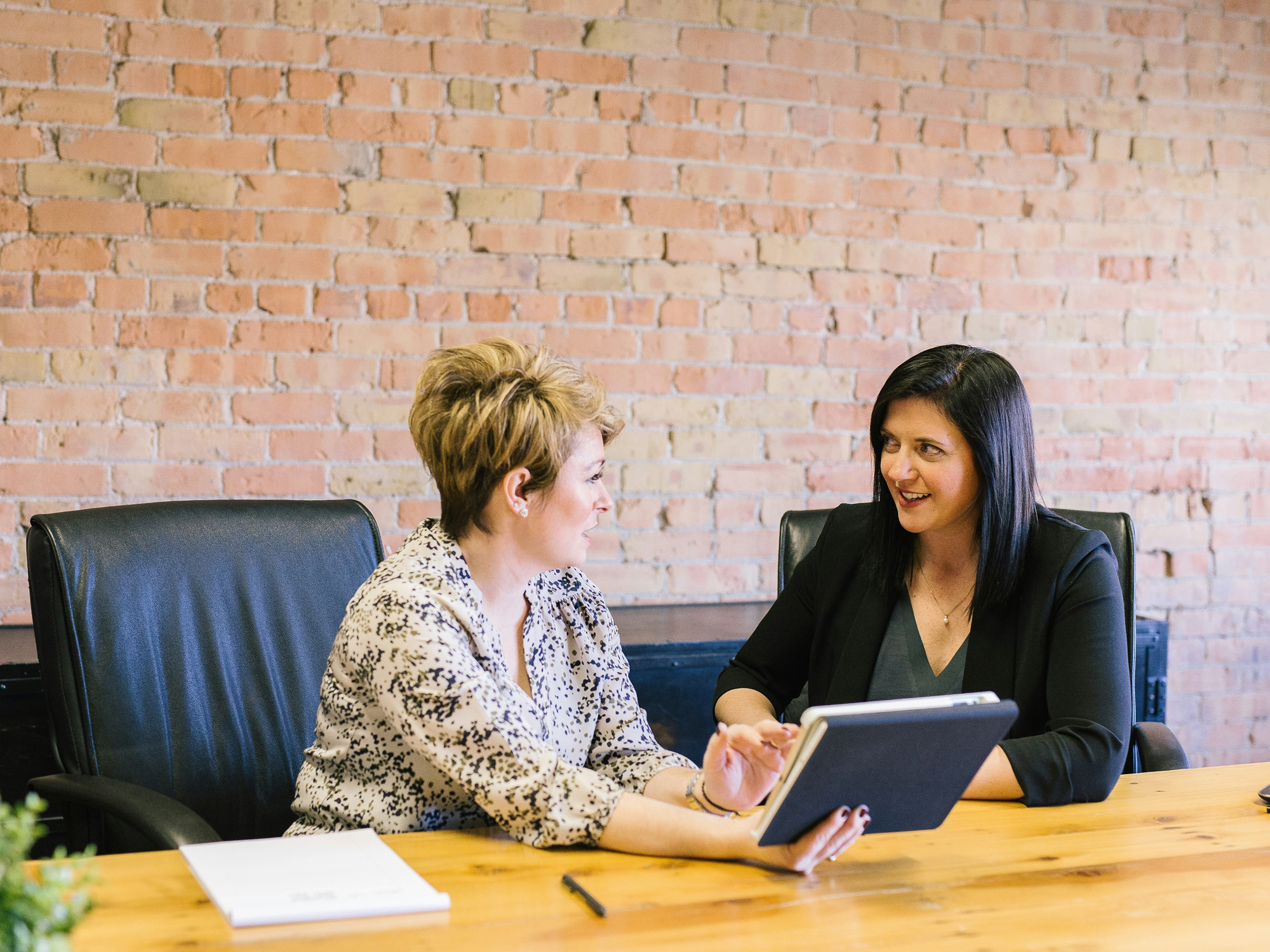 Business people talking about eSignature
