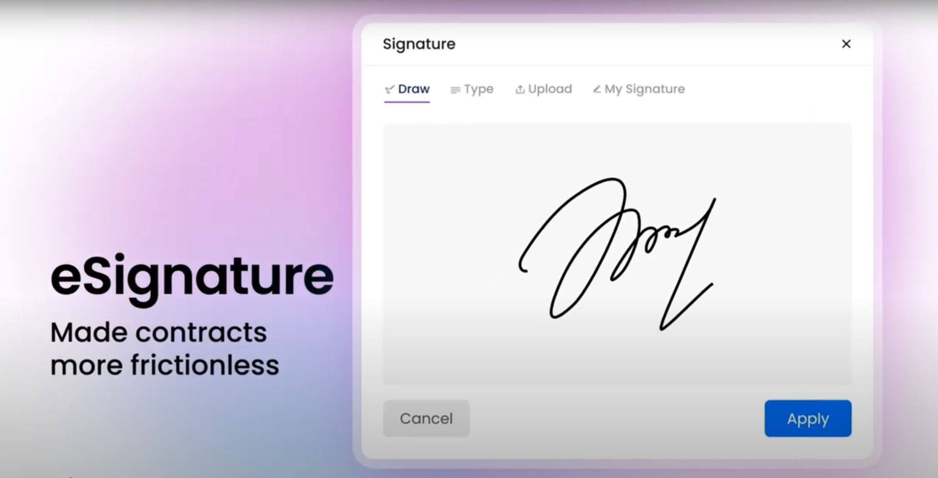 eSigning faster