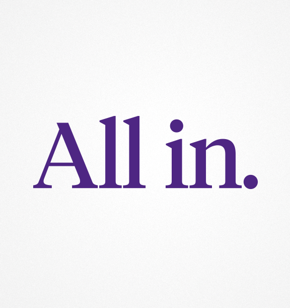 All in Logo. 