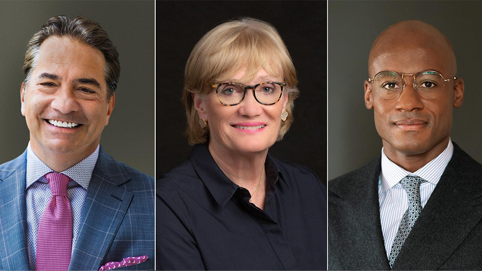 Perry Dellelce, Kelly Meighen,  and David Simmonds.