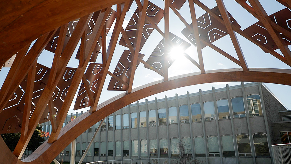 Wampum Learning Lodge at Western University.