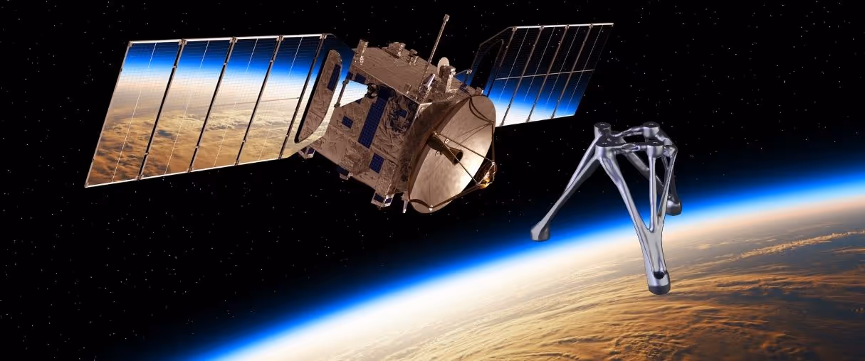 Thales Alenia Space antenna reflector tripod bracket designed with Cognitive Design