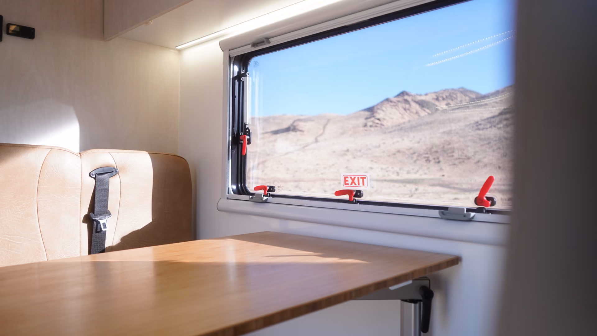 Bamboo Plyboo dinette tabletop and window