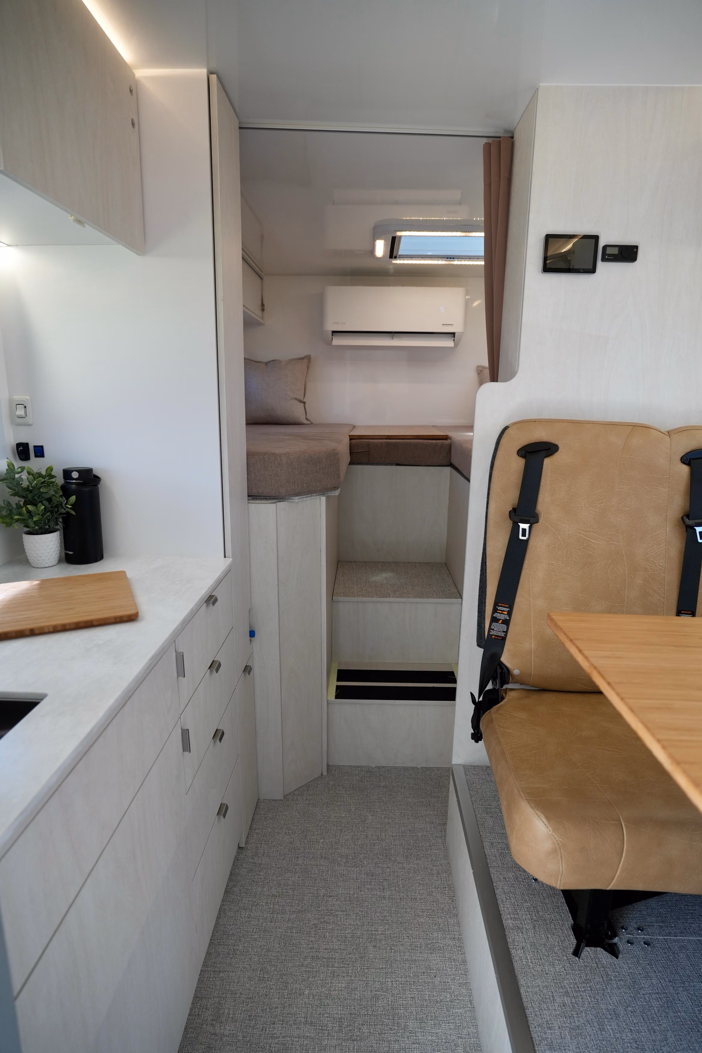 EXT galley and rear twin sleeping area