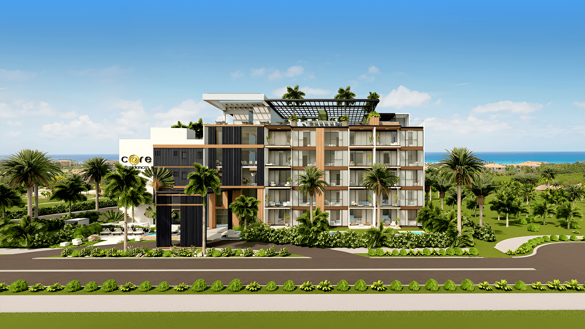 Promoción inmobiliaria moderna