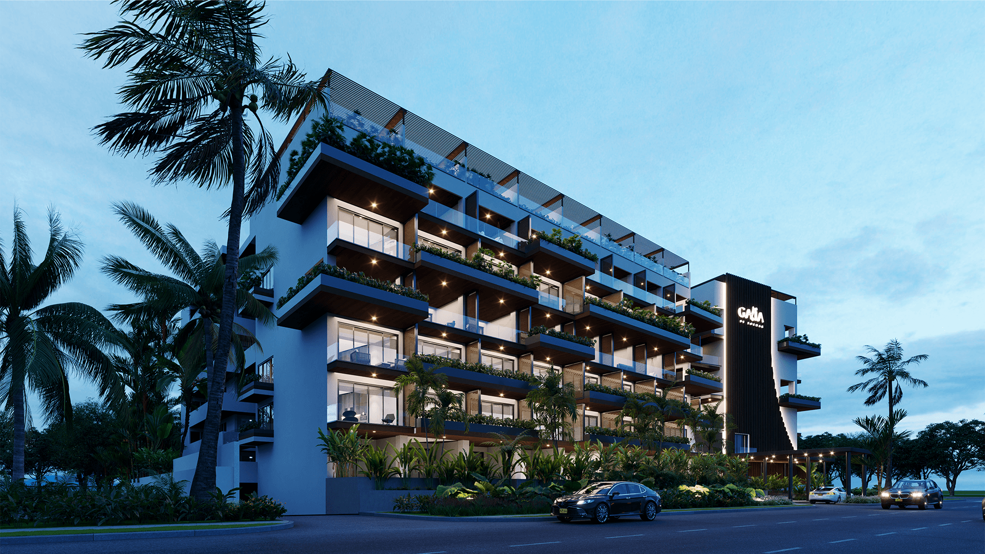 Complejo moderno exclusivo