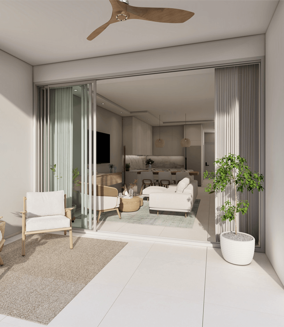 Residencia terraza amplia