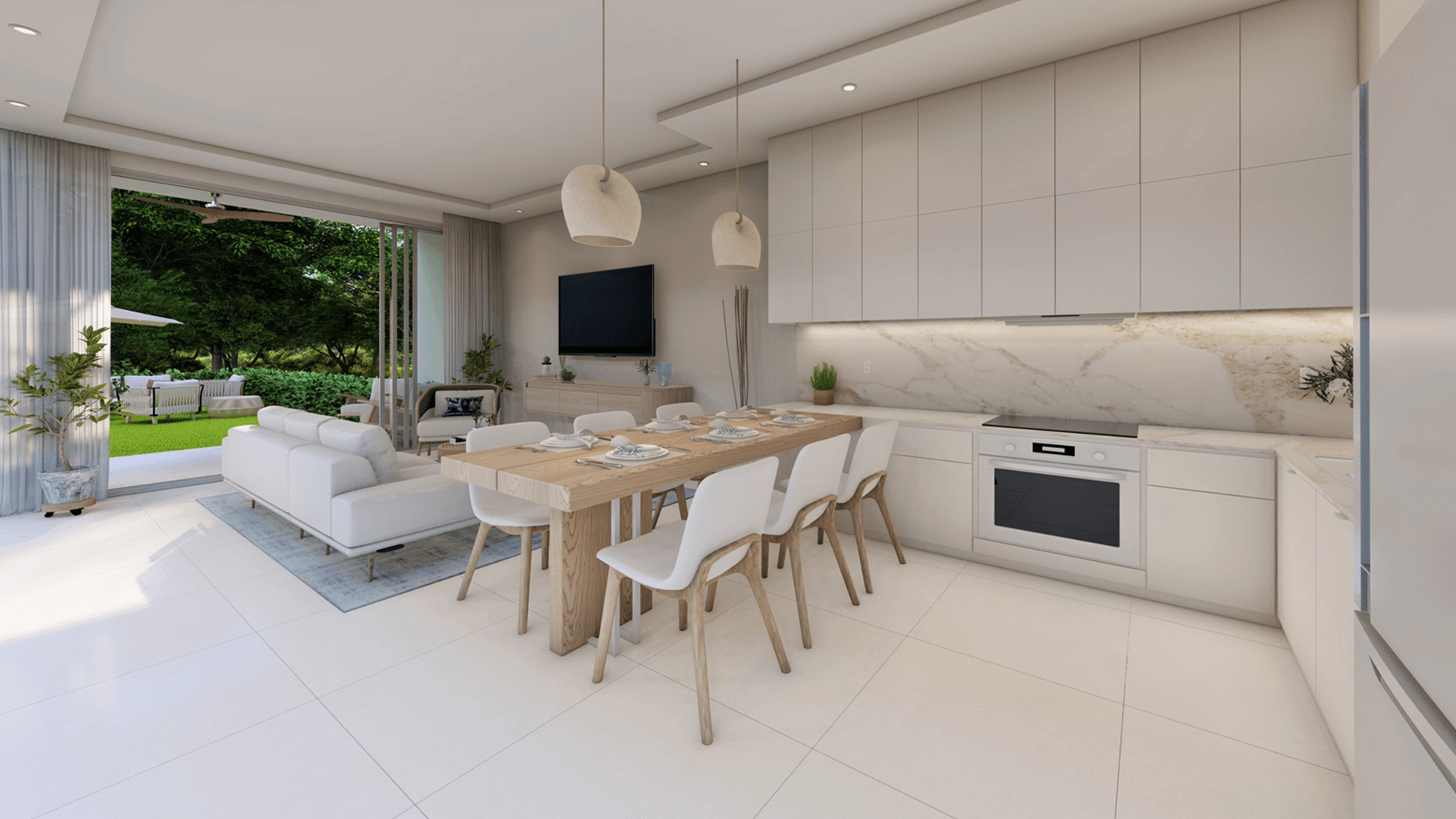 Comedor acabados modernos