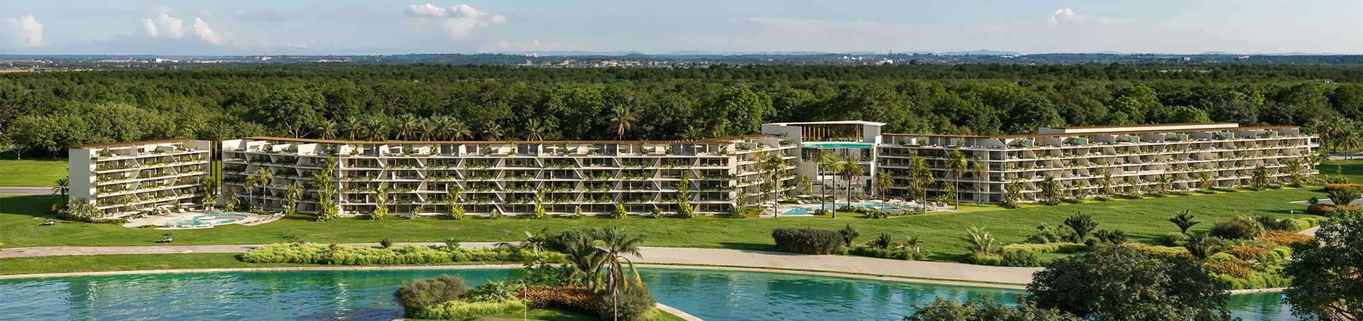 Complejo residencial moderno