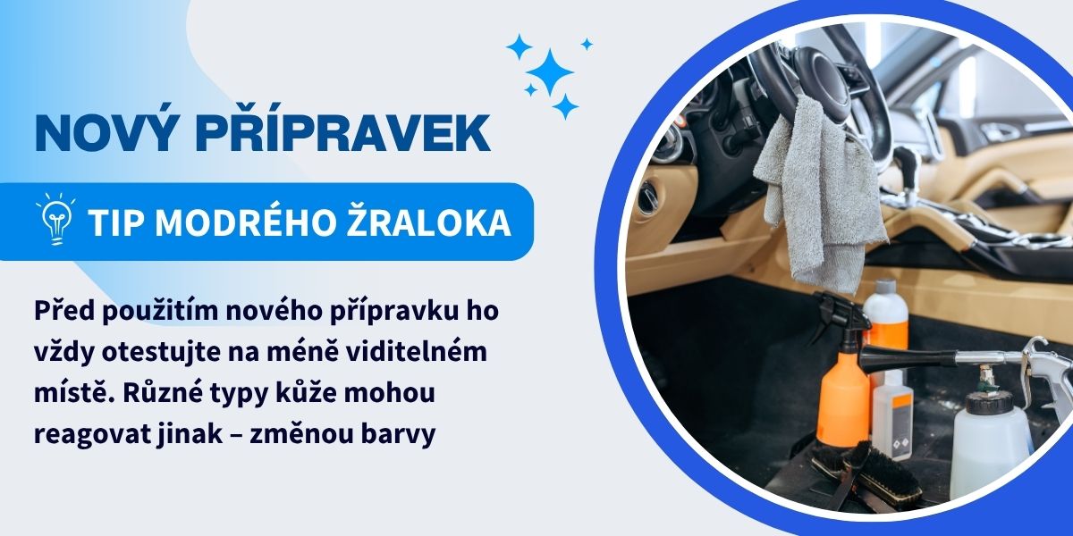 Nové přípravky na čištění interiéru auta otestujte na skrytém místě