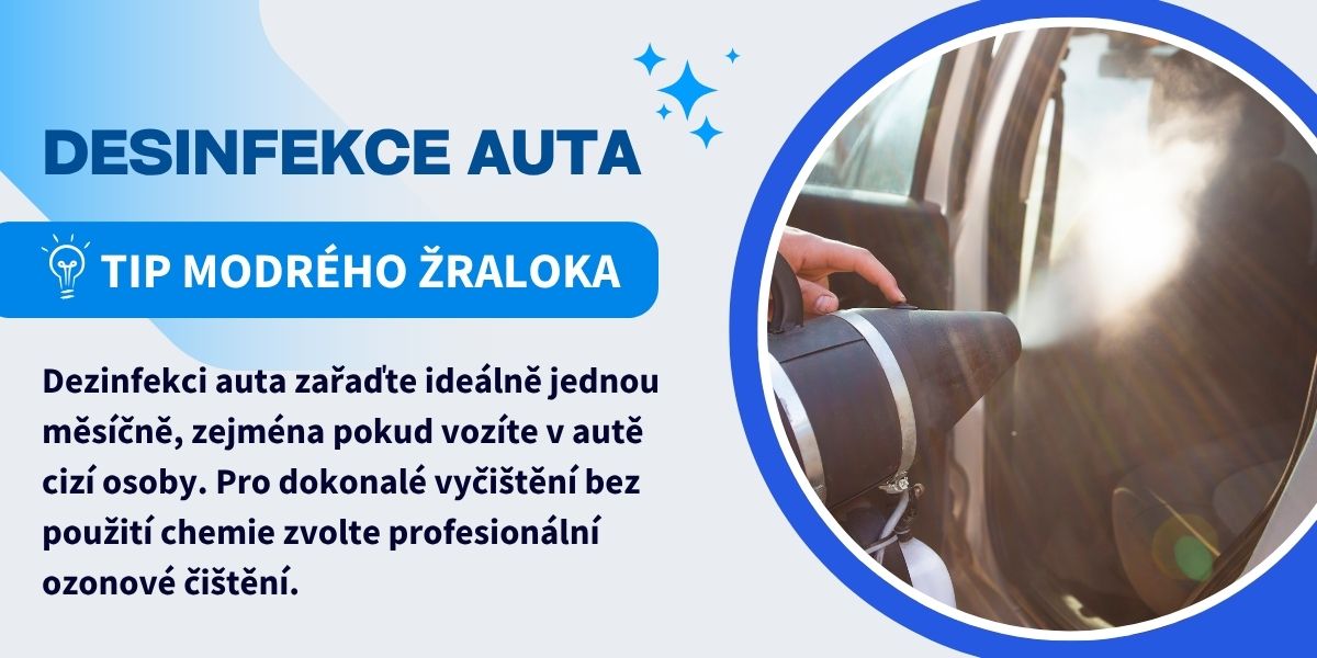 Tip na desinfekci auta