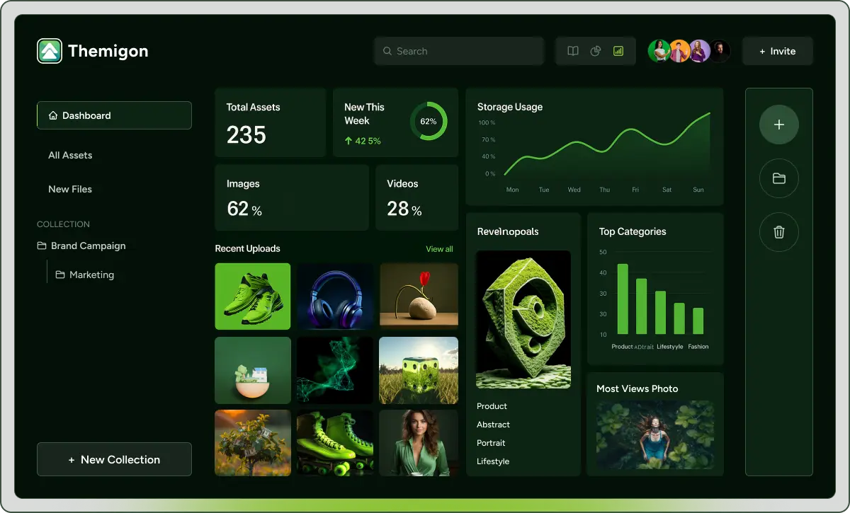 Saazee Webflow Template-Hero Image