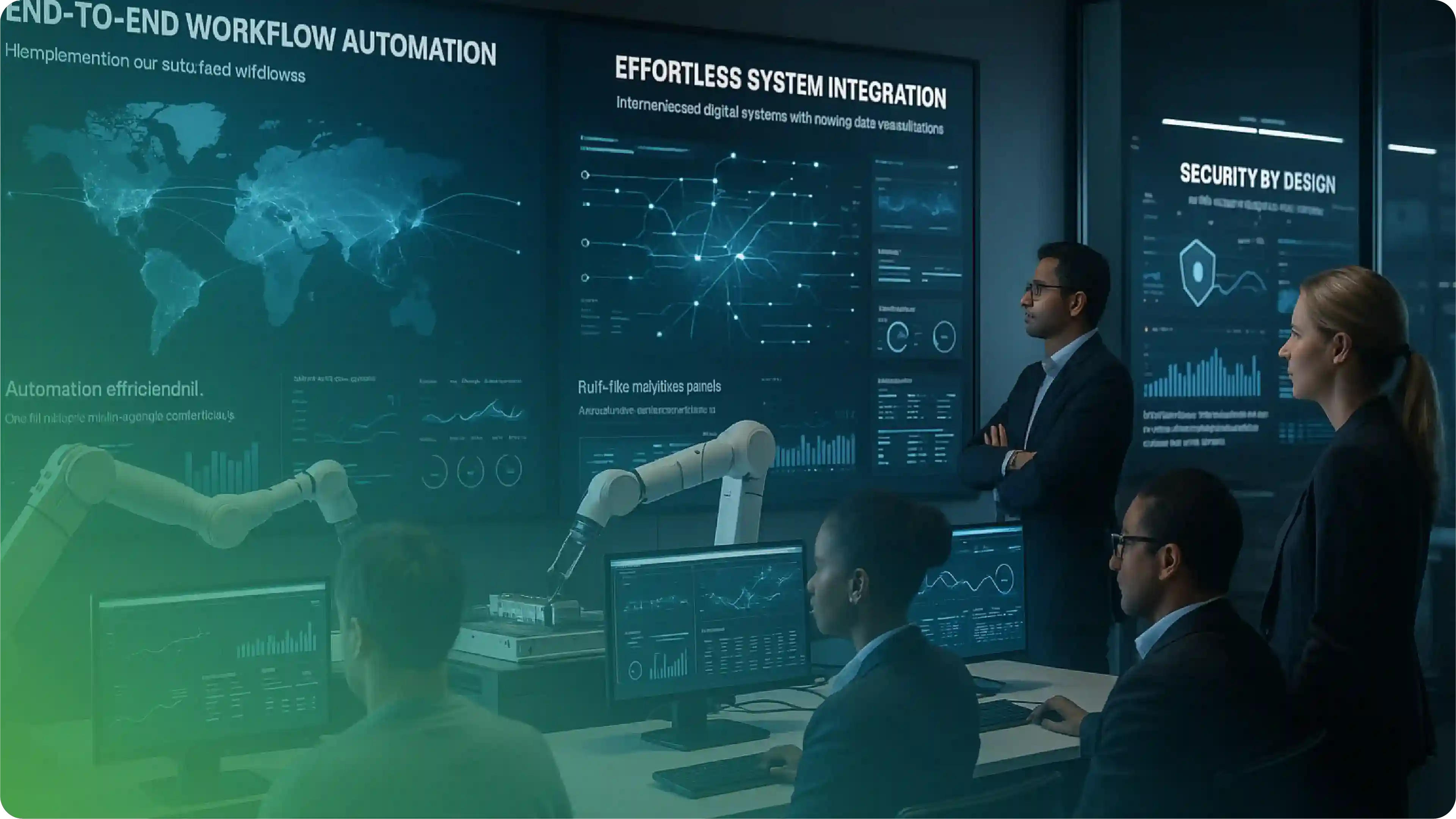 High-Tech Environment Centered on Workflow Automation