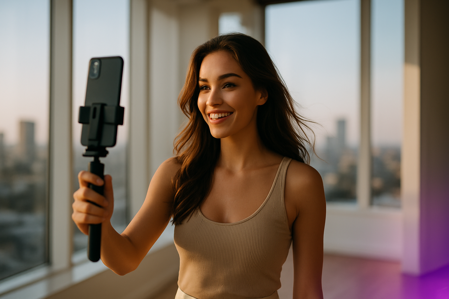 image of people in a cozy environment using a tablet