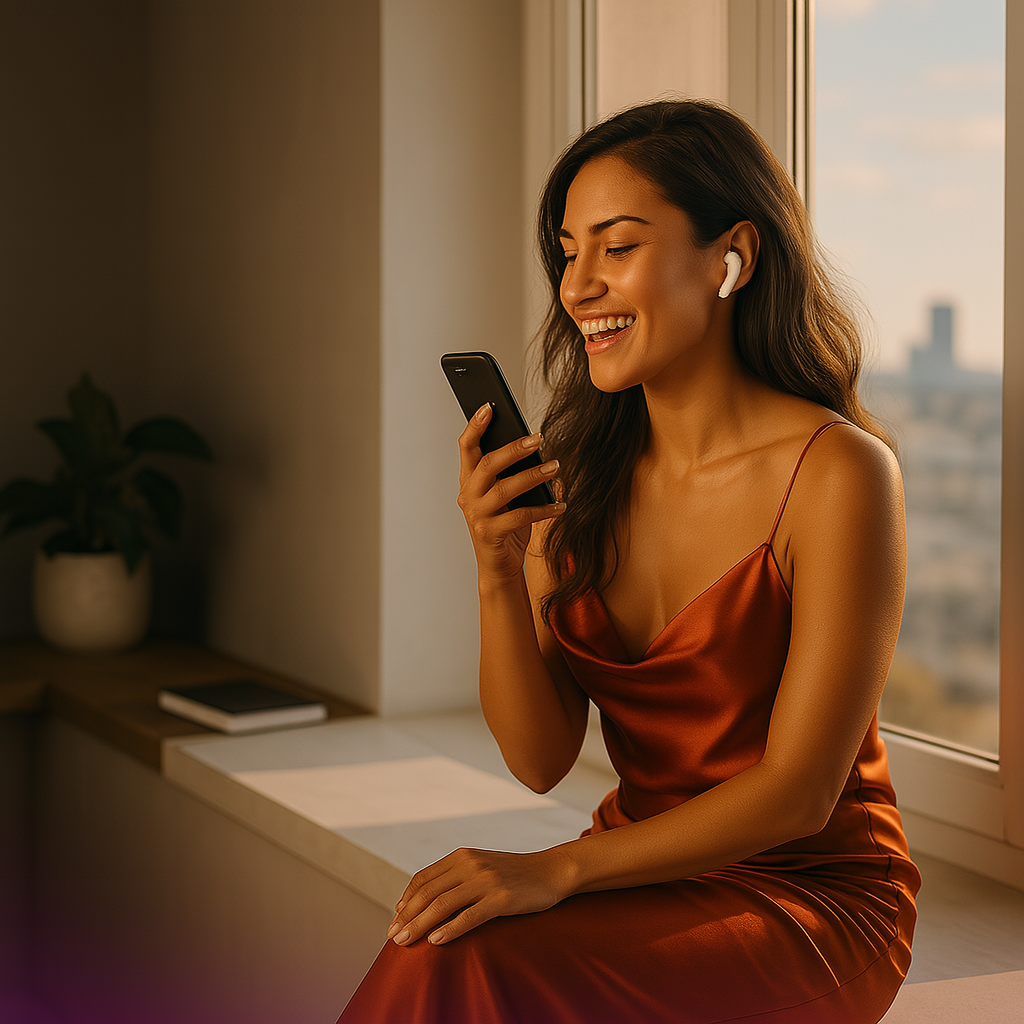 image of team member explaining a conservation project