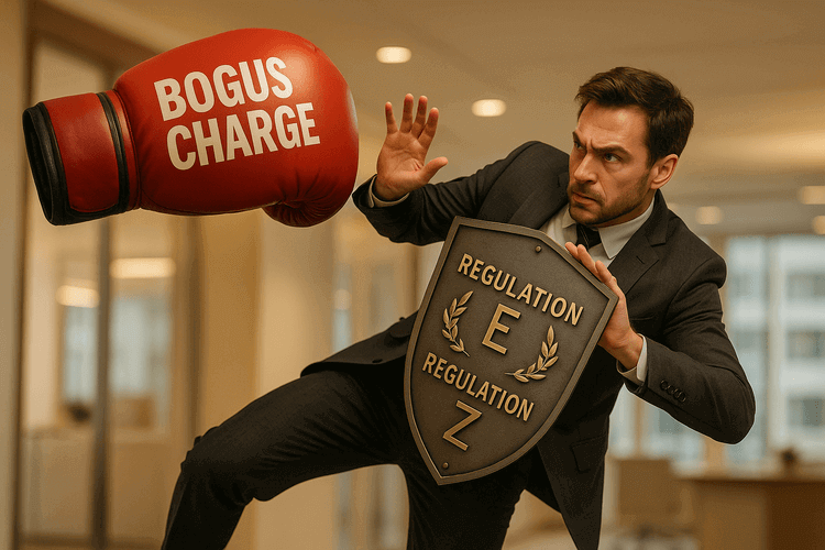 Split-screen comparison of a silver debit card and gold credit card floating above white surface with studio lighting.