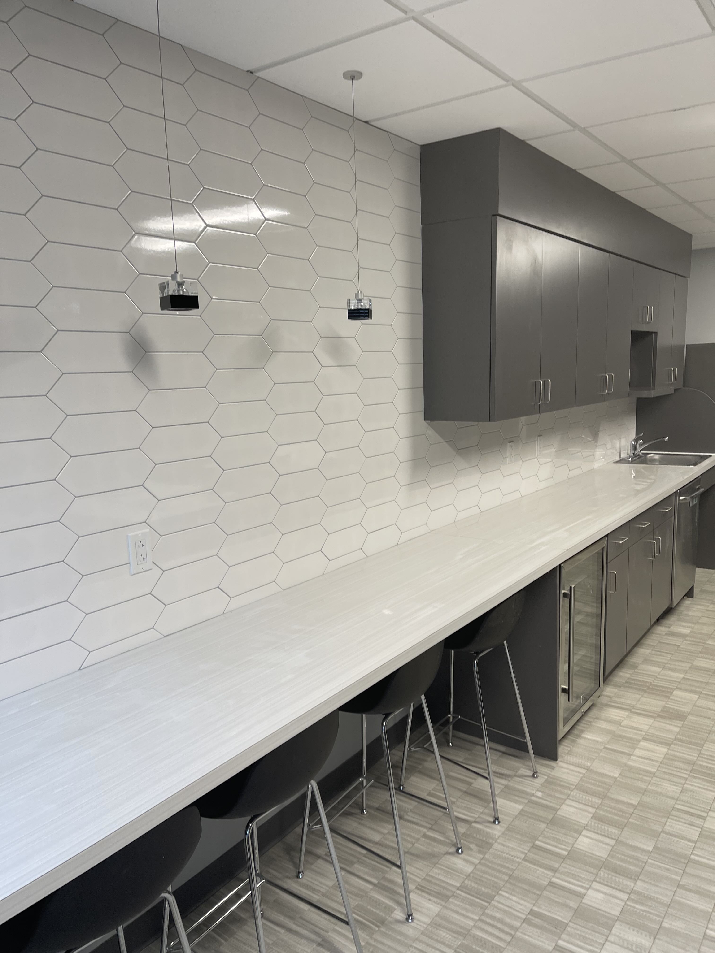 Office Tile Install