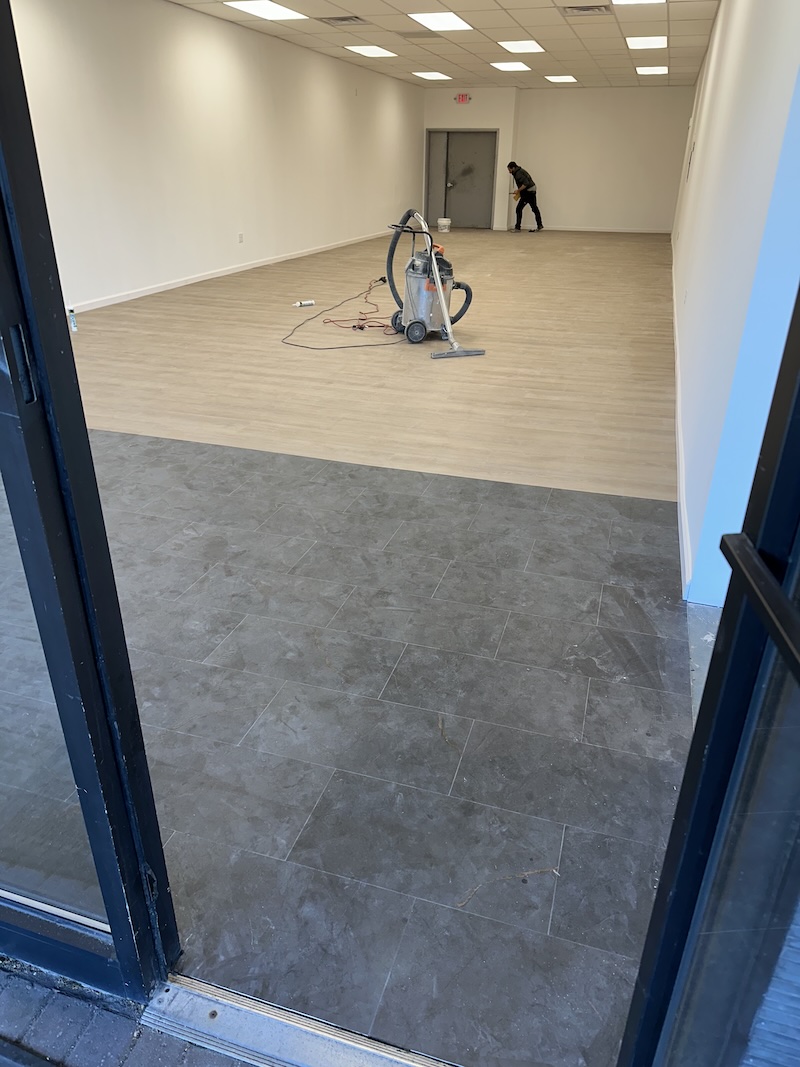 Store Floor Install
