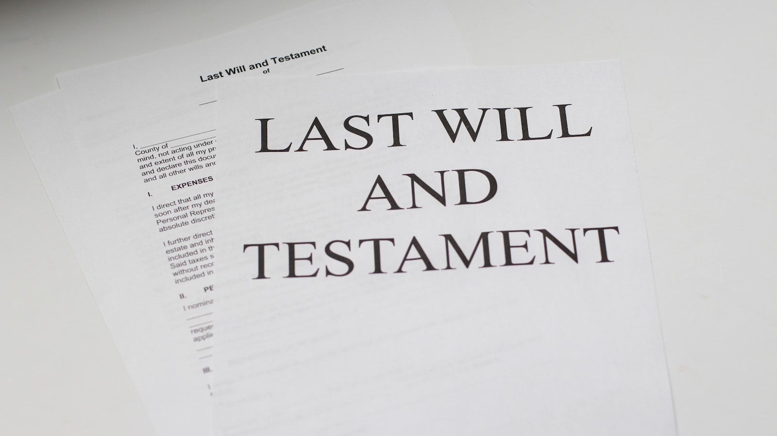 A will document