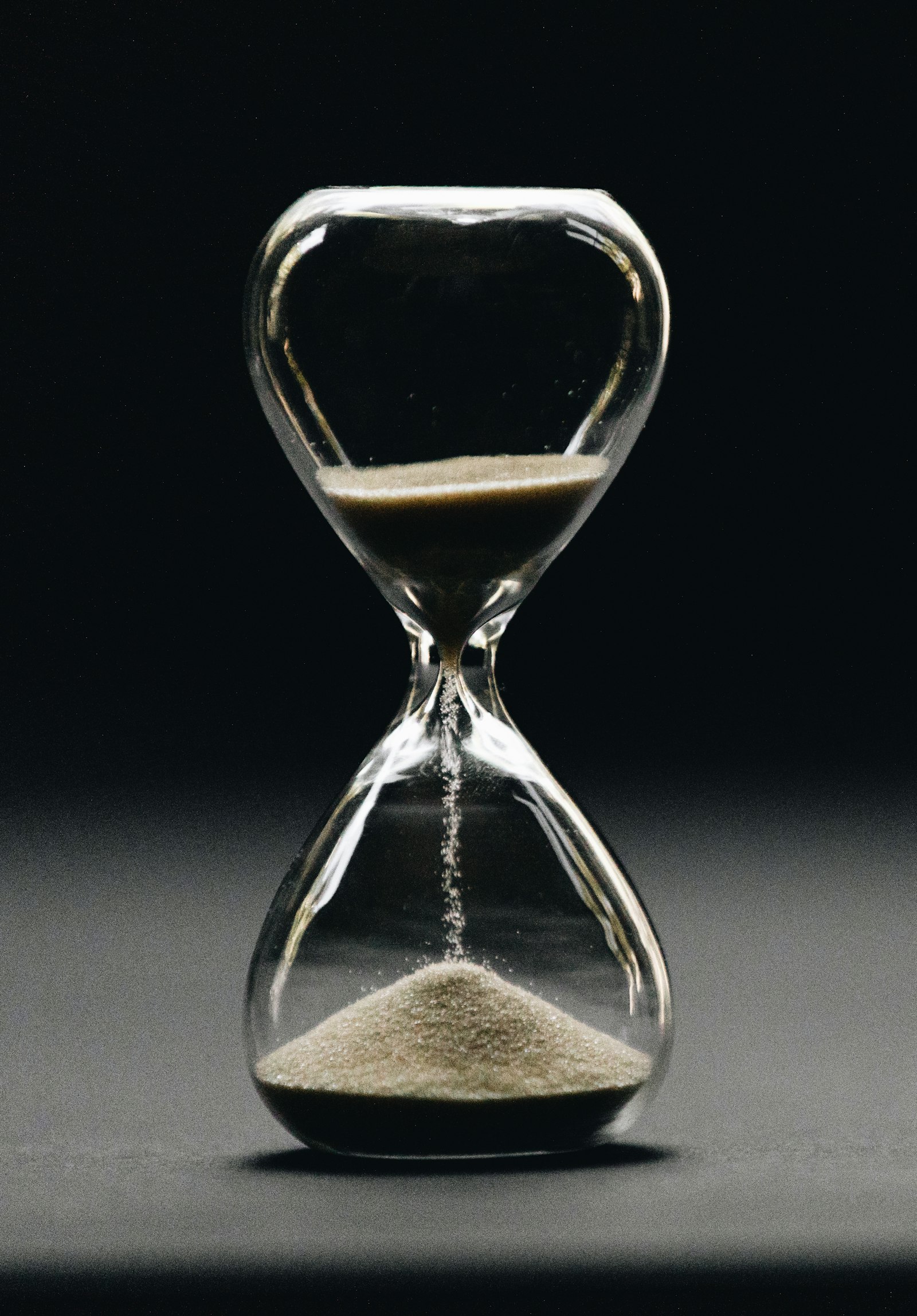 An hourglass, the timeline of an HMRC investigation