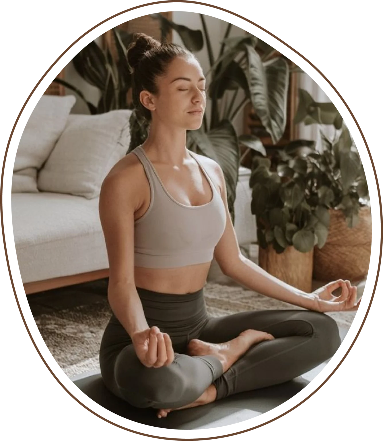Yoga woman posture
