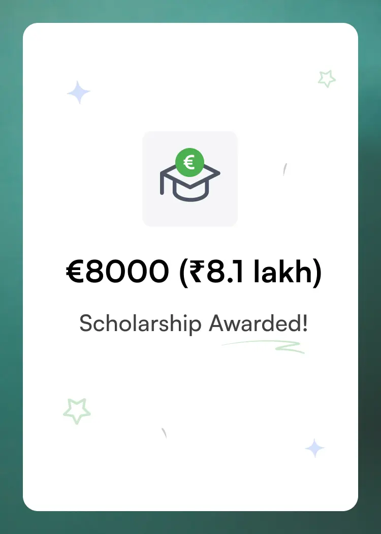 Euro banknotes representing DSU scholarship funding for tuition.