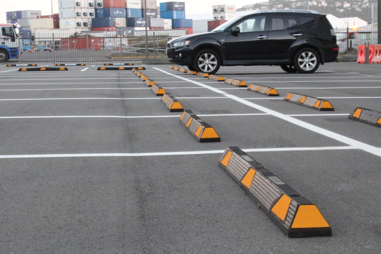Carpark Marking offer Wheel Stop Installation as a service in Auckland, Waikato and Bay of Plenty in New Zealand.