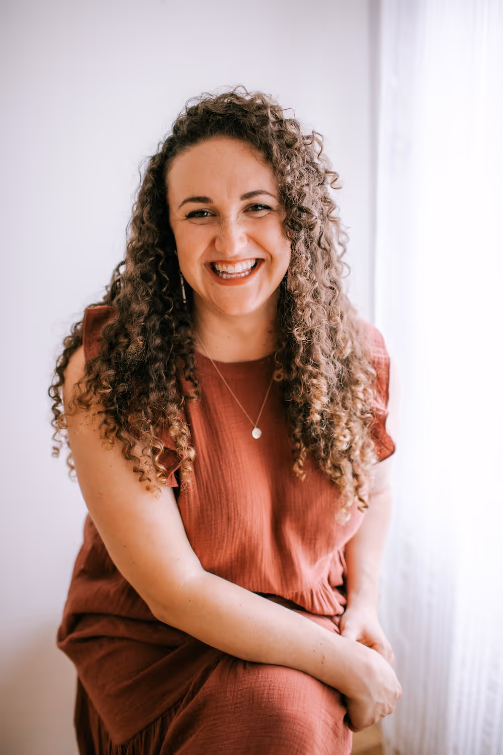 Headshot of Courtney Grove, Therapist at Courtney Grove Therapy in San Diego. Testimonial featured on Jonathan Trang Web Designer in San Diego, California.