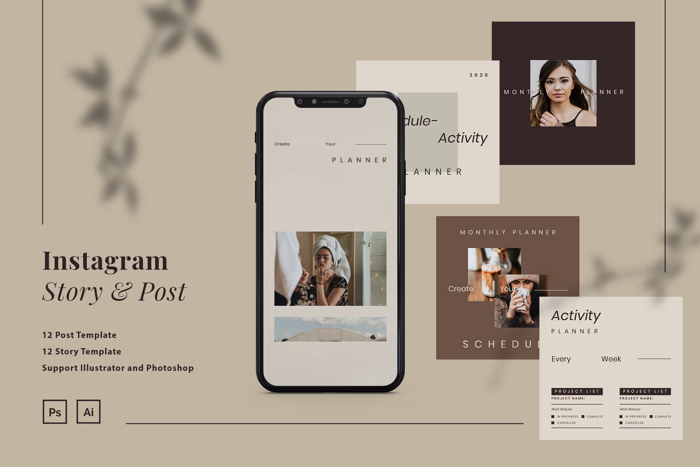 Instagram Schedule Activity Planner
