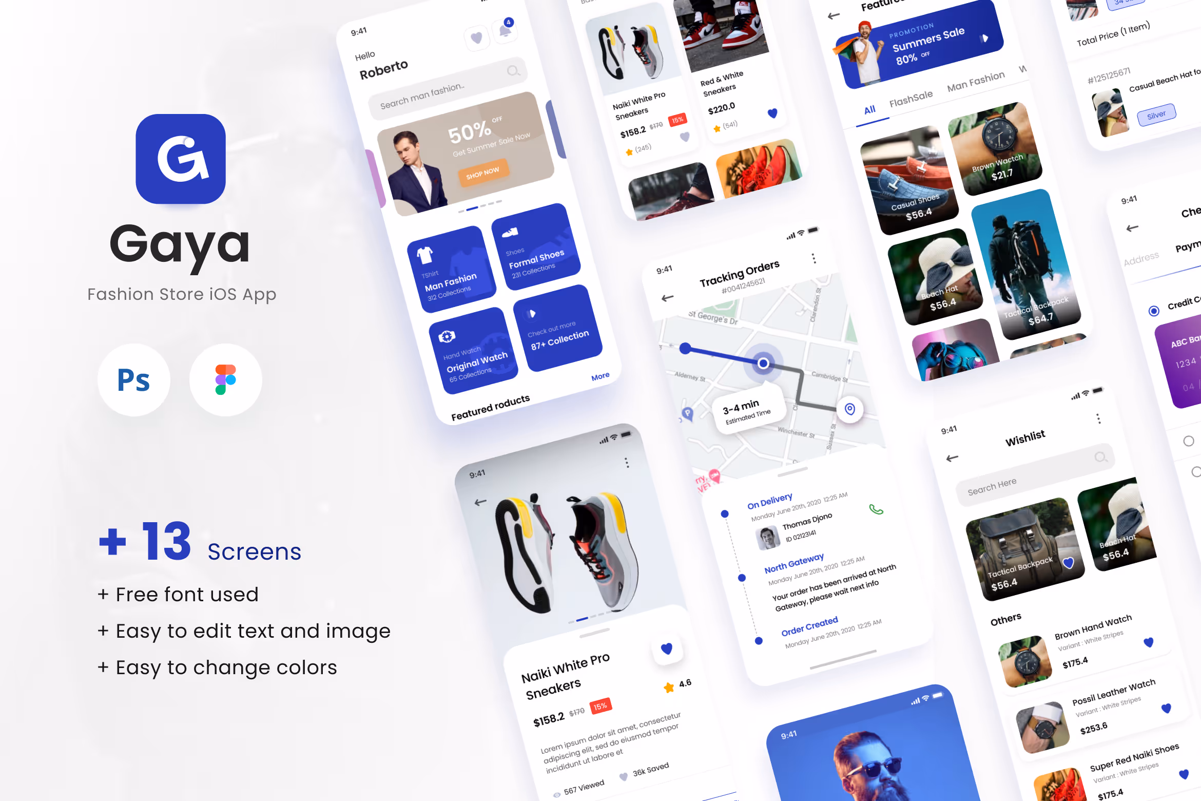 Gaya – Fashion Store iOS App Design