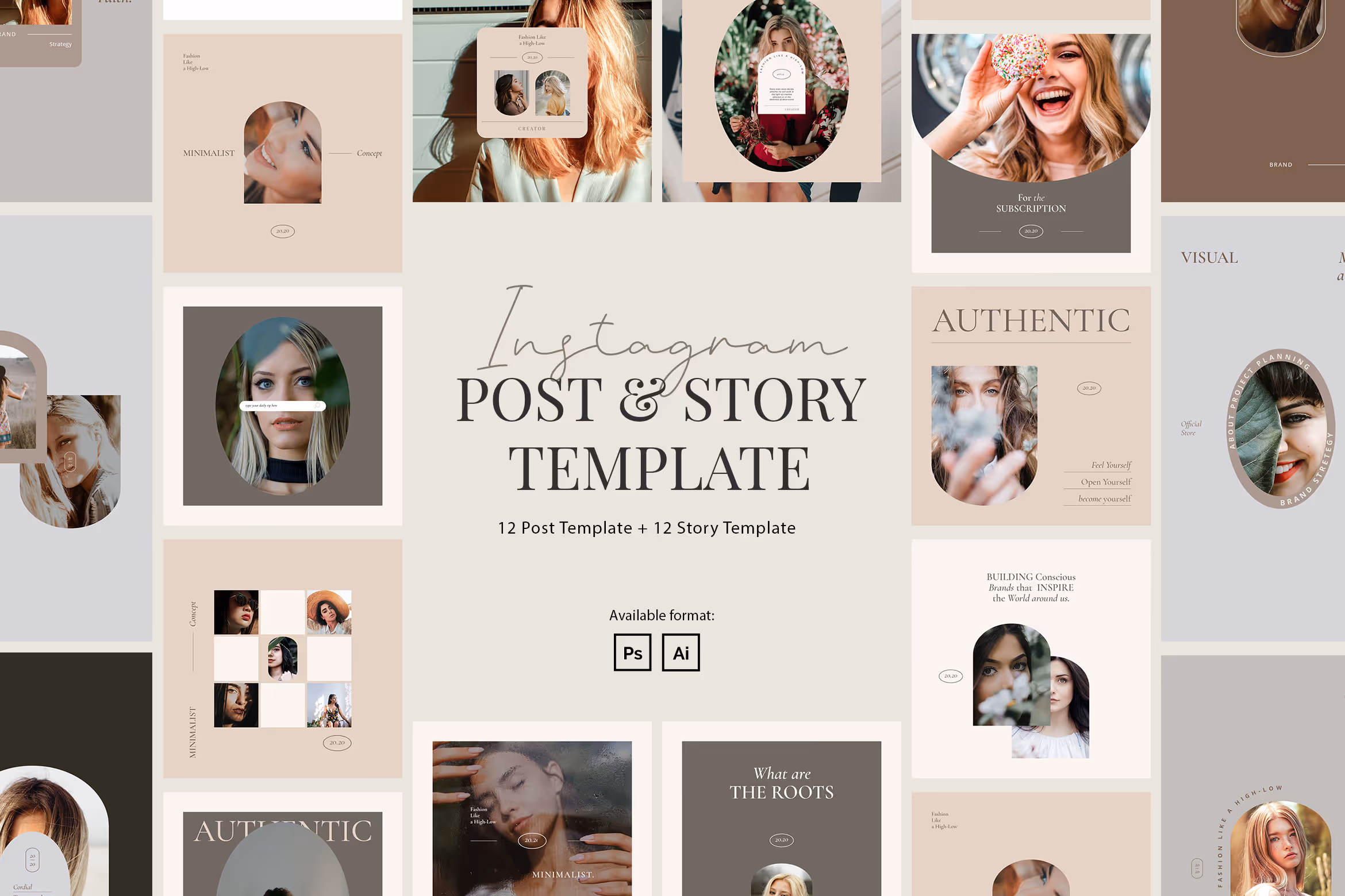 Minimalist Writer Instagram Template