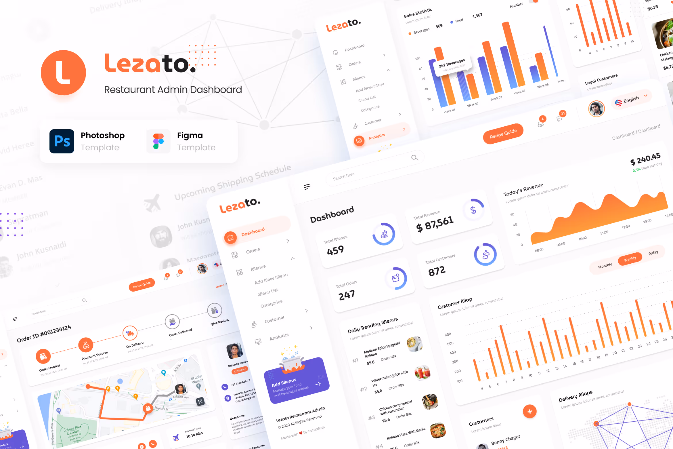 Lezato – Restaurant Admin Dashboard